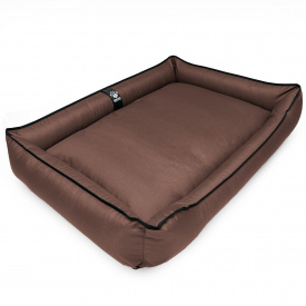 Лежак для собак всех пород EGO Bosyak Waterproof 2XL 115х95 Коричневый (спальное место для больших собак)