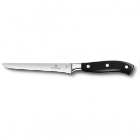 Кухонный кованый нож Victorinox Grand Maitre обвалочный 15 мм в подарочной коробке Черный (7.7303.15G)