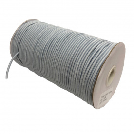 Шнурок-резинка круглый Luxyart 3 мм 500 м Серый (Р3-9)