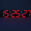 Большие настенные LED часы, CHKOSDA красные цифры часы/минуты/секунды 67х15 см Киев