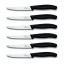 Набор кухонных ножей для стейка Victorinox Swiss Classic Steak Gift Set 6 шт Черные (6.7233.6) Львів