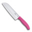 Кухонный нож Victorinox Santoku 17 см Розовый (6.8526.17L5B) Киев