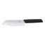 Кухонный нож Victorinox Swiss Modern Santoku 17 см Черный (6.9053.17KB) Тернопіль