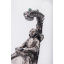 Ваза из хрусталя Серебряный Нептун ручной работы сер00035 Оникс Киев