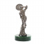 Серебряная фигура ручной работы Девушка в шляпе сер00052 Оникс Київ