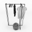 Вешалка стойка для одежды GoodsMetall в стиле Лофт 1600х1100х580мм ВШ135 Чернигов