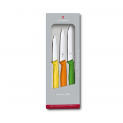 Набор кухонных овощных ножей Victorinox Swiss Classic Paring Set 3 шт Разноцветные (6.7116.31G) Киев