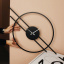 Настенные часы Moku Niiko 38 x 38 см Черные Хуст