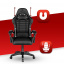 Комп'ютерне крісло HC-1003 Black Тканина Доманёвка