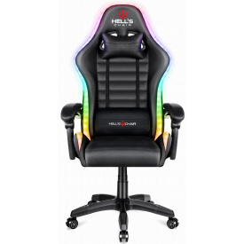 Комп'ютерне крісло Hell's HC-1003 LED RGB Black