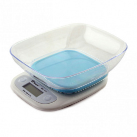 Весы кухонные Domotec MS-125 Plastic Голубой (258651)