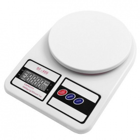 Кухонные весы Kronos SF400 электронные 1-10 кг Белый (258682)