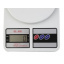 Електронні кухонні ваги RIAS SF-400 з LCD-дисплеєм 10 кг White (3sm_523460064) Куйбишеве