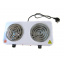 Настольная плита электрическая электроплита на 2 конфорки Domotec MS-5802 2x1000W White (005297) Киев