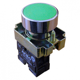 Кнопка АСКО XB2-BA31 1NO зелена