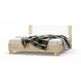 Двуспальная кровать Мебель-Сервис Маркос 160х200 см дсп дуб-самоа
