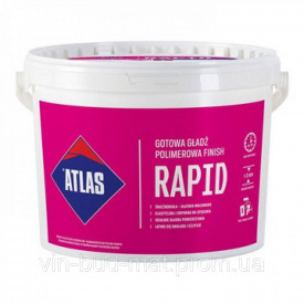 Шпатлівка готова фінішна ATLAS Rapid 18 кг