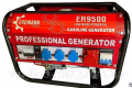 Генератор ERDMANN ER 9500 бензиновий 1ф/3ф, 4.5/4.8 кВт, ручний старт, бак 15л