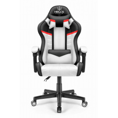 Комп'ютерне крісло Hell's Chair HC-1004 White-Red Фастов