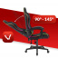 Комп'ютерне крісло Hell's Chair HC-1004 Black LED (тканина) Нововолинськ