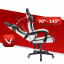 Комп'ютерне крісло Hell's Chair HC-1004 White-Red Васильков
