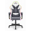 Комп'ютерне крісло Hell's Chair HC-1004 White-Grey LED (тканина) Луцьк