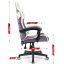 Комп'ютерне крісло Hell's Chair HC-1004 White-Grey LED (тканина) Івано-Франківськ