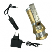 Акумуляторний ліхтарик Світлодіодний ліхтар прожектор з ручкою 3 x LED-XPE LED 30 W від мережі та від автомобільного прикурювача