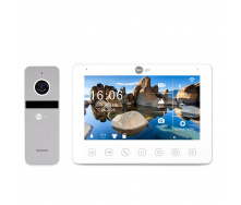 Комплект видеодомофона Neolight NeoKIT HD+ WF Silver с детектором движения и 2 Мп видеопанель