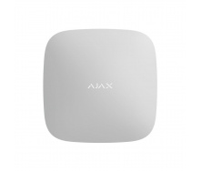 Интеллектуальная централь Ajax Hub 2 Plus (8EU/ECG) UA white с поддержкой 2 SIM-карт, LTE и Wi-Fi, поддержкой датчиков с фотофиксацией тревог