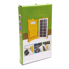Портативная солнечная панель с светодиодным фонариком USB-аккумулятор OEING PSPF1 Полтава