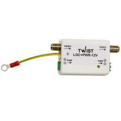 Twist-LGC+PWR12V грозозахист на коаксіал Кропива