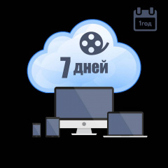 Хмарне зберігання для P2P камер ATIS на 1 рік із глибиною архіву 7 днів Київ