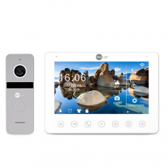 Комплект видеодомофона Neolight NeoKIT HD+ WF Silver с детектором движения и 2 Мп видеопанель Ворожба