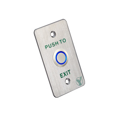 Кнопка выхода Yli Electronic PBK-814B(LED) с LED-подсветкой Цумань