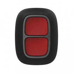 Бездротова екстрена кнопка Ajax DoubleButton black із захистом від випадкових натискань Ромни