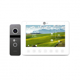 Комплект видеодомофона NeoKIT HD+ Графит