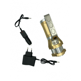 Аккумуляторный фонарик Светодиодный фонарь прожектор с ручкой 3 x LED-XPE LED 30 W от сети и от автомобильного прикуривача