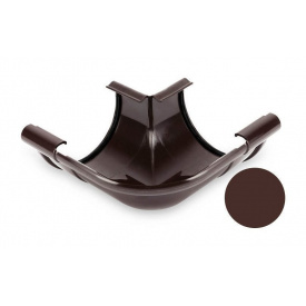 Кут внутрішній 90 градусів Galeco PVC 130 132х220 мм шоколадно-коричневий