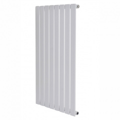 Дизайнерский вертикальный радиатор отопления ARTTIDESIGN «Livorno 8/1000» Колір білий матовий. Ужгород