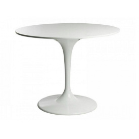 Круглий стіл білий Тюльпан-М SDM D-60 см на ніжці