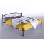 Двоспальне ліжко Віола Tenero 160х200 см бордовий колір металу Луцьк