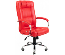 Офисное Кресло Руководителя Richman Альберто Boom 16 Хром М3 MultiBlock Красное