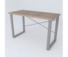 Письмовий стіл Ferrum-decor Драйв 750x1400x700 Сірий метал ДСП Дуб Сонома Трюфель 32 мм (DRA243)