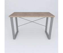 Письмовий стіл Ferrum-decor Драйв 750x1400x600 Сірий метал ДСП Дуб Сонома Трюфель 32 мм (DRA180)