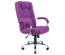Офисное Кресло Руководителя Richman Альберто Мисти Dark Violet Хром М2 AnyFix Фиолетовое