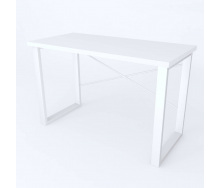 Письмовий стіл Ferrum-decor Драйв 750x1400x700 Білий метал ДСП Білий 32 мм (DRA246)
