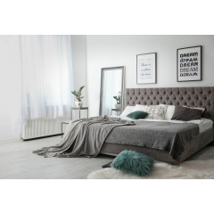 Ліжко двоспальне Richman Кембридж Comfort 180 х 200 см Cacharel З підйомним механізмом та нішою для білизни Коричневе Полтава