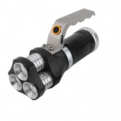 Светодиодный фонарь прожектор с ручкой Worklight 3 x LED-XPE LED 30 W от сети черный Вільнянськ