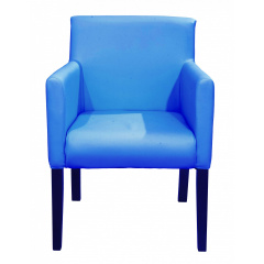 Крісло Richman Остін 61 x 60 x 88H Zeus Deluxe Blue Синє Петрове